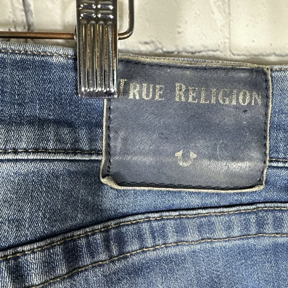 True‎ Religion Jeans Men’s Size 38X35 Rocco Blue Denim Preppy Relaxed Skinny